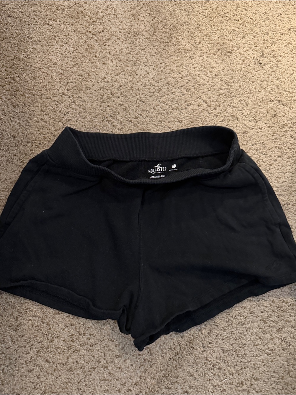 Hollister Black Women's Athletic Lounge Shorts